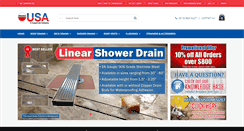 Desktop Screenshot of drainsusa.com
